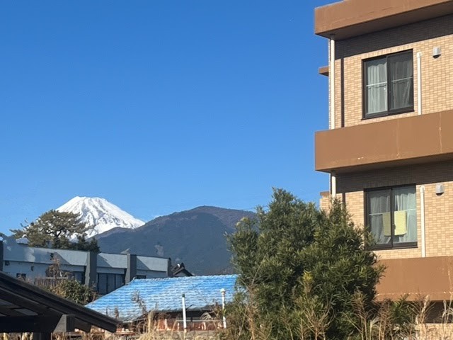 施設から見える富士山