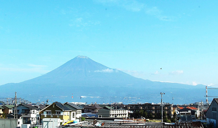 施設から見える富士山